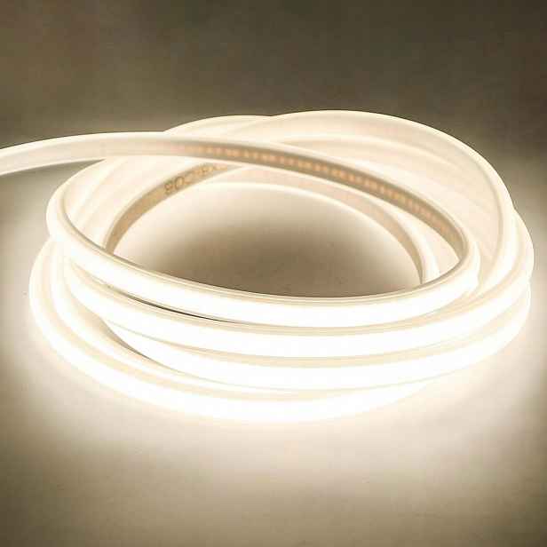 Led páska 10 m voděodolná Cob 220V 4000K IP67 neutrální světlo