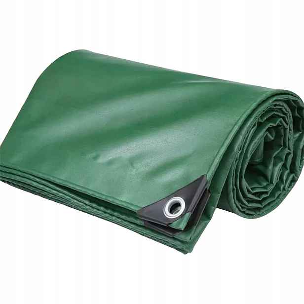 Plachta 2x3 m Zelená Zesílená 650 g/m² Kryt Plachta Hrubá