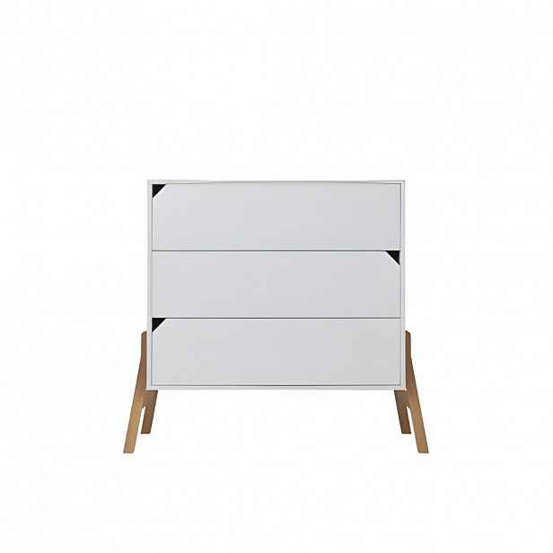 RAUMHIRSCH FURNITURE DĚTSKÁ KOMODA Lotta – rustikální elegance a funkčnost Bílá