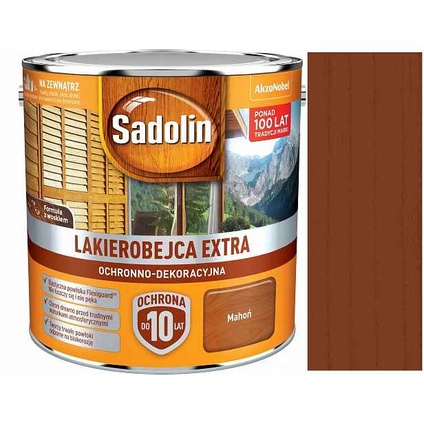 Sadolin Extra Laková Hmota 2,5 L, Mahagon