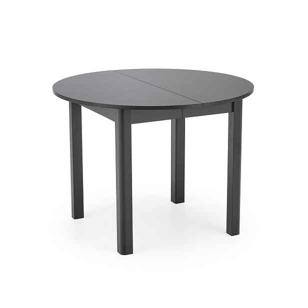 HALMAR Jídelní rozkládací stůl RINGO 102/142 cm černý