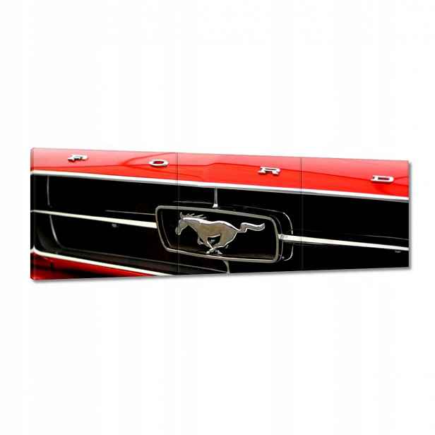 Obrazy 120x40 Grill Ford Mustang