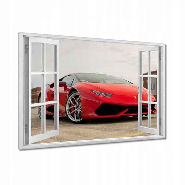 Obrazy 90x60 Červené Ferrari
