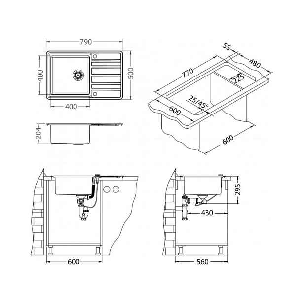 Alveus RANDO 30 QC L/ I /SAT 790x500x205 mm