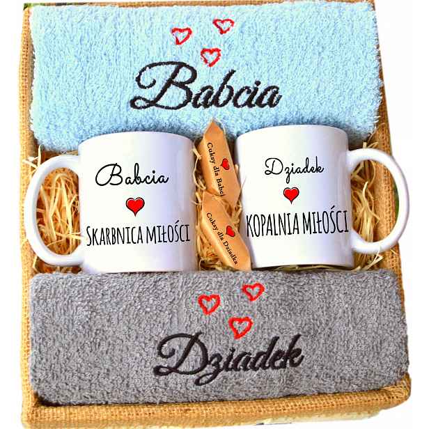 Dárek Babička Dědeček pokladnice lásky sada