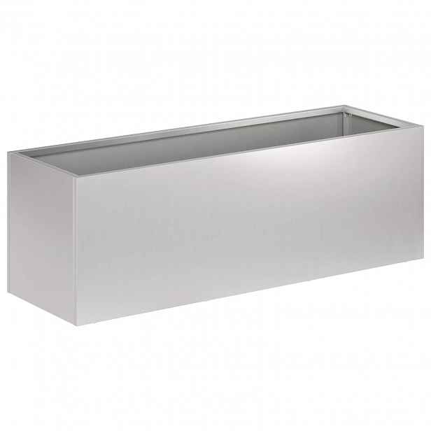 vidaXL Zahradní pěstebník Stříbrná 60 x 20 x 20 cm Pozinkovaná ocel