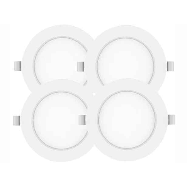 4x Lampička Panel Stropní Svítidlo Stropní Led 12W Objímka 4000K pro závěsný strop