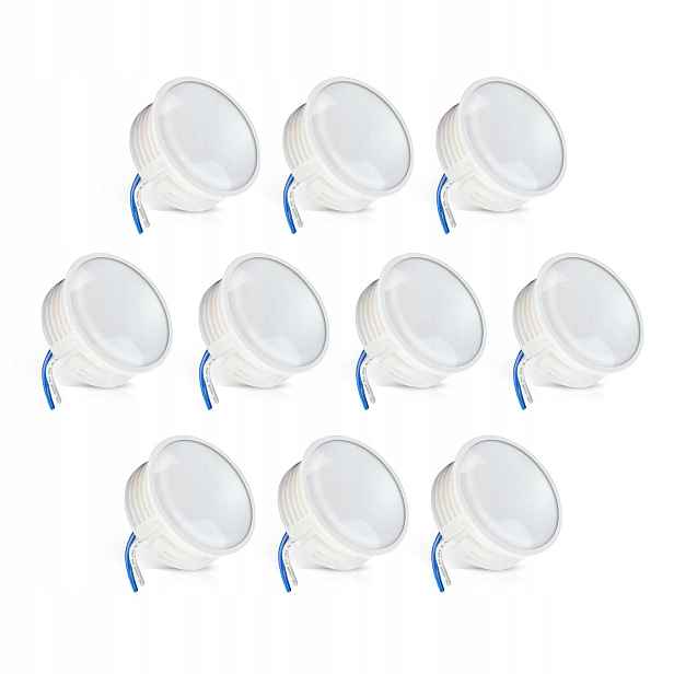 Sada 10 x Led modul Insert 6,5W 3000K Milky