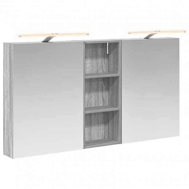 vidaXL Sada koupelnových skříněk 3 ks 130 x 14,5 x 70 cm