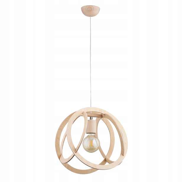 Alfa Závěsná skandinávská dřevěná lampa 1xE27 15W Lorena IP20