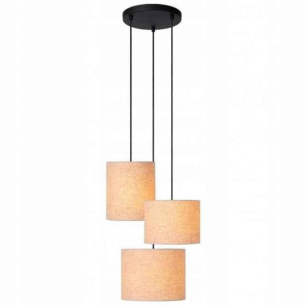 Závěsná béžová lampa Maya s nastavitelnou výškou nad stůl 13/38/Lucide