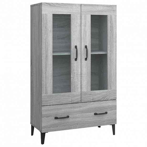 vidaXL Komoda šedá sonoma 70 x 31 x 115 cm kompozitní dřevo
