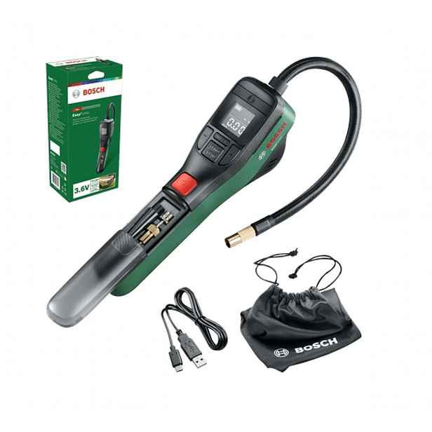 Bosch - 3,6V AKU kompresor, s integrovanou baterií, nabíječka 0603947000