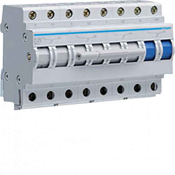Modulární přepínač síť-agregát 4P 63A SF463 Hager 400 V IP20