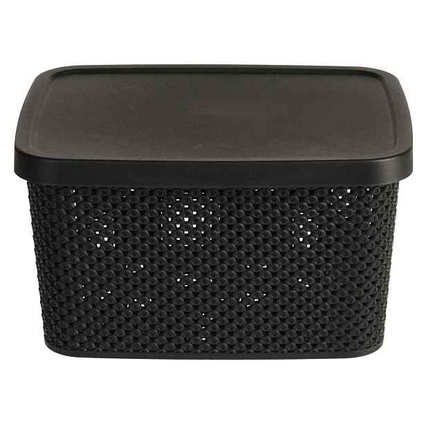 Storage Solutions Úložný koš Simple plus 27 cm černý