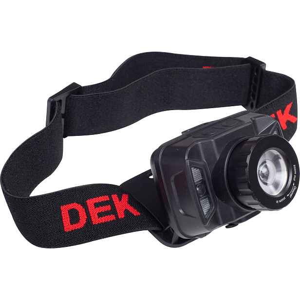 Svítilna LED čelová se zoomem DEK AKU