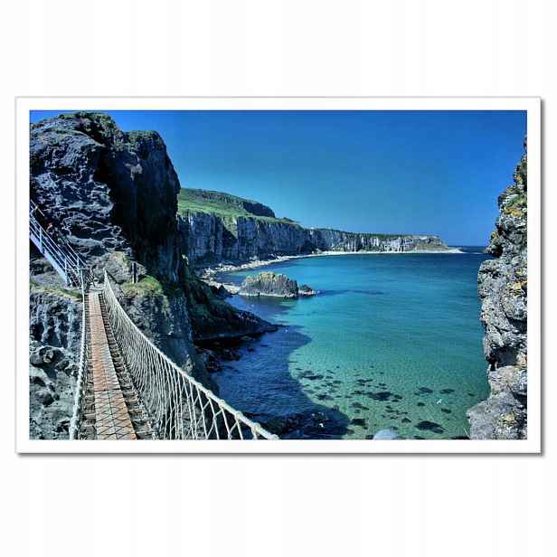 Plakáty v rámu 60x40 Lanový most Carrick aRede