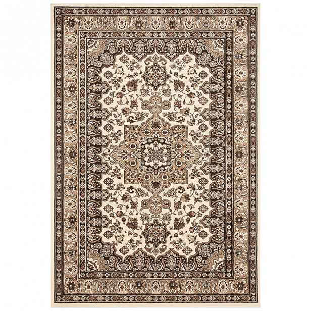 Béžový koberec Nouristan Parun Tabriz, 80 x 150 cm