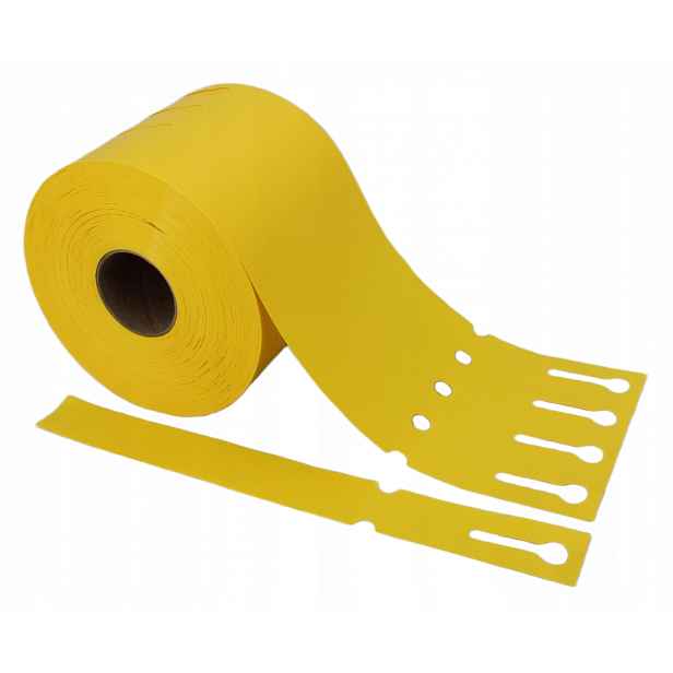 Smyčkové zahradnické/sadové etikety Žluté 254x25mm (25x254) 3750 Ks