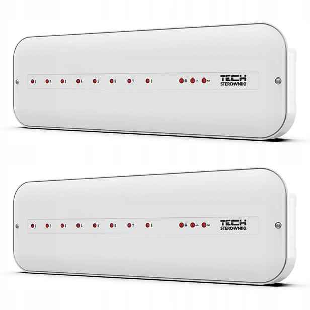 Balení 2 X Lišta Pro Ovládání Regulátor Podlahového Vytápění Tech L-5 S