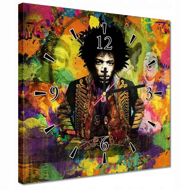 Hodiny 30x30 Jimmy Hendrix