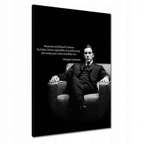 Obrazy 70x100 Godfather Michael Citáty