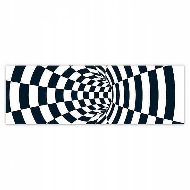 Plakáty 200x66 Abstrackja černobílá