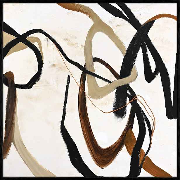 Ručně malovaný obraz 100x100 cm Once Again – Malerifabrikken