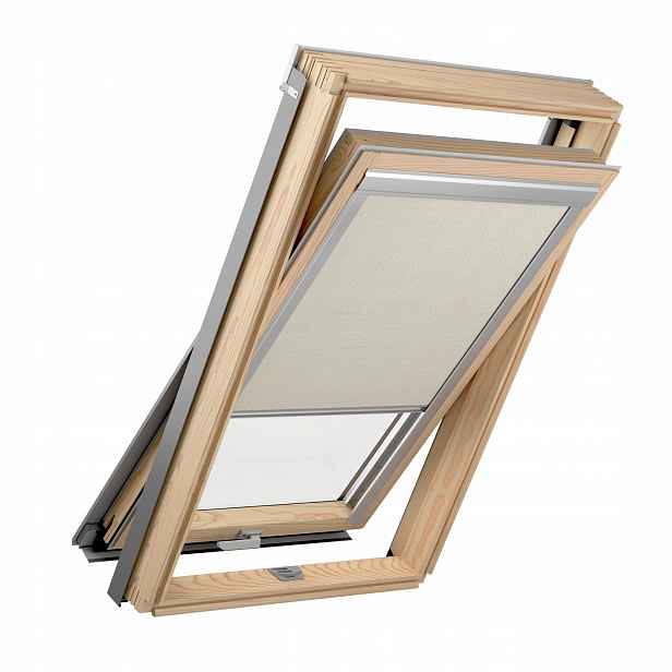 Termo Rolovací Závěs pro okna RoofLITE+ Dakstra Dakea Velux Fakro 78x140 M8A béžová