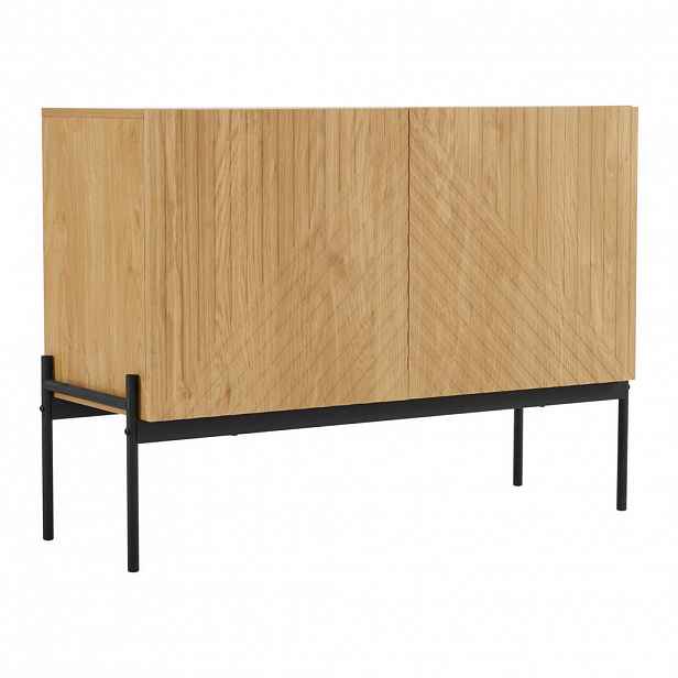 Urban Meuble VÍCEÚČELOVÁ SKŘÍŇ v dekoru dřeva 100/40/70 cm