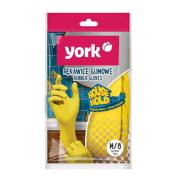 YORK Gumové rukavice vel. M AZUR
