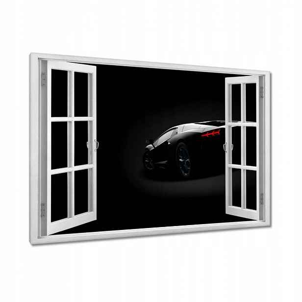 Obrazy 90x60 Černá fura Auto
