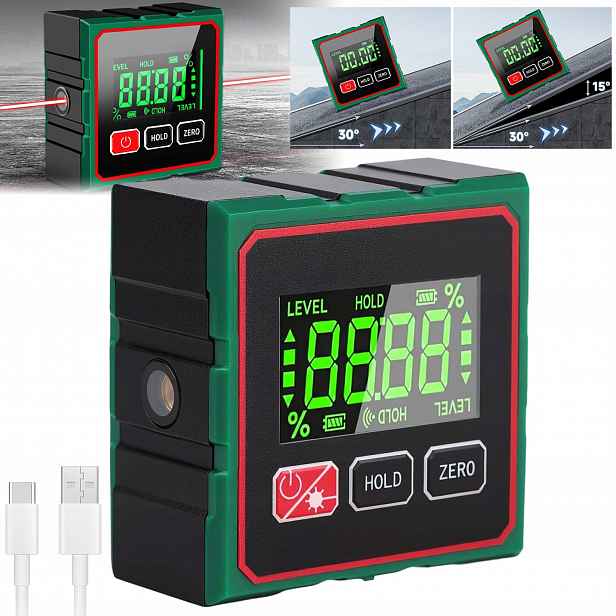Digitální Úhloměr Elektrická Vodováha Přenosná 4Х90°