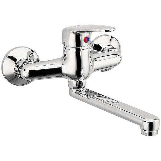 Dřezová baterie Novaservis Ferro Smile s otočným ramínkem 150 mm chrom 71070.0