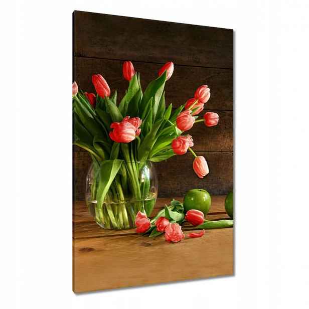 Obrazy 80x120 Červené tulipány