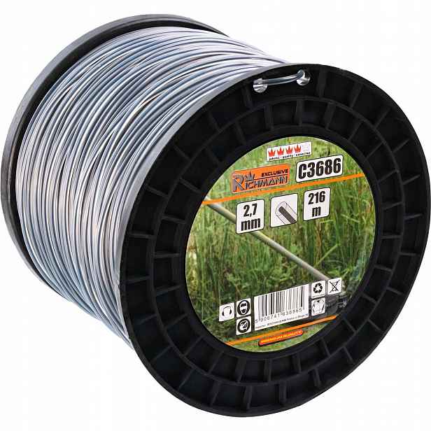Žíla pro sekačku na kosu Duo kulatá 3,0 mm 168 m C3687 Richmann