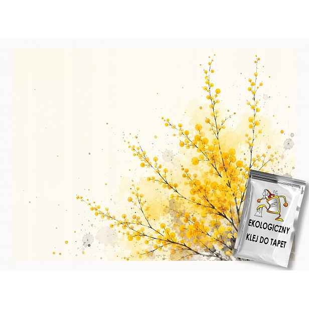 Fototapeta Flizelina Akvarel Keř Akácie Mimóza Květiny 254x184 130g