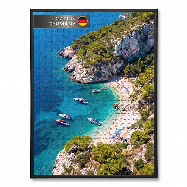 K-Möbel RÁM NA PUZZLE 36/49 cm hliníkový černý