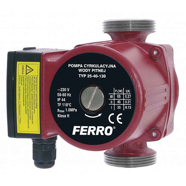 Oběhové čerpadlo Ferro W0203 25-40/130 mm