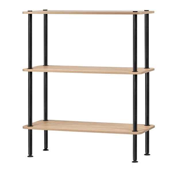 Regál v dekoru dubu v přírodní barvě 80x90,5x35 cm Teidi – noo.ma