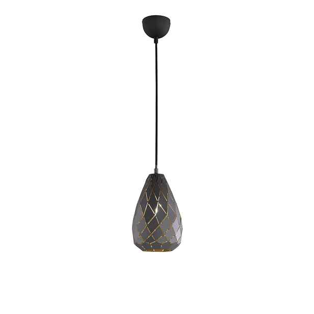 Trio závěsné svítidlo onyx antracit E27 42W stmívatelné 15 cm