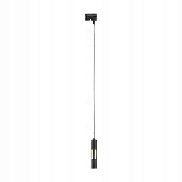 Závěsné kolejnicové svítidlo Reflektor Černé Zlaté 155 cm GU10 10W Tk Lighting