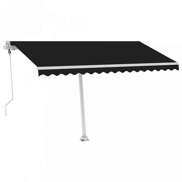 Volně stojící automatická markýza 600x300 cm Dekorhome Antracit