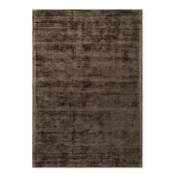 Hnědý ručně tkaný koberec z viskózy 160x230 cm Noemi – Vikosa