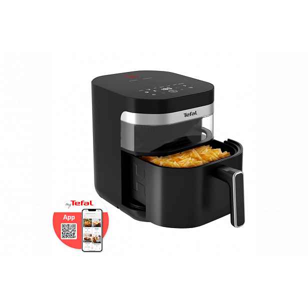 Horkovzdušná fritéza Tefal Easy Fry Infrared EY8328E0 Černá