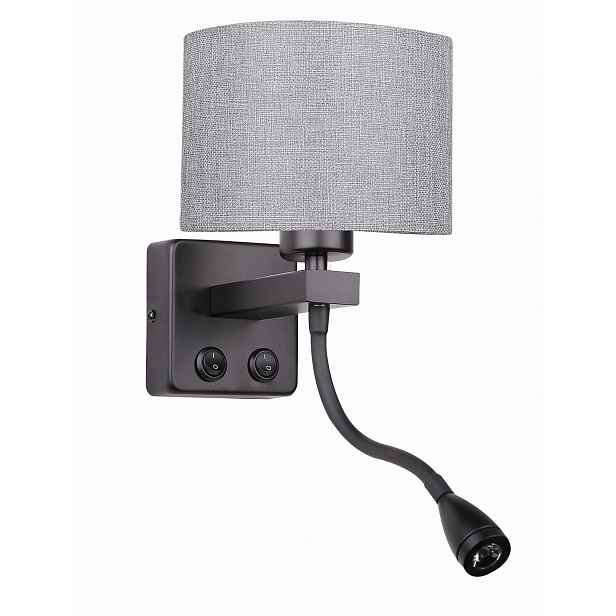 Nástěnné svítidlo Polo 2xE27 Led 2W 3200K černé nástěnné Candellux