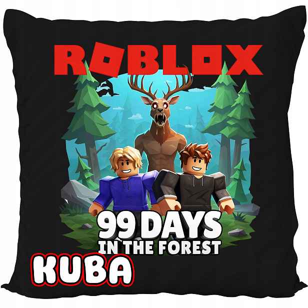 Polštář Černá Hra Roblox Robloks 99 Nocí V Lese Jméno