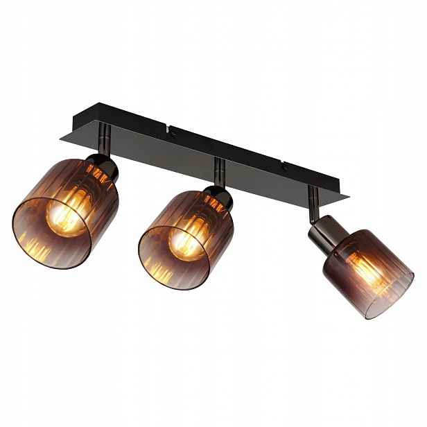 Reflektorová stropní lampa Spot Černá Satella 3xE14 40W Globo Lighting 18 cm
