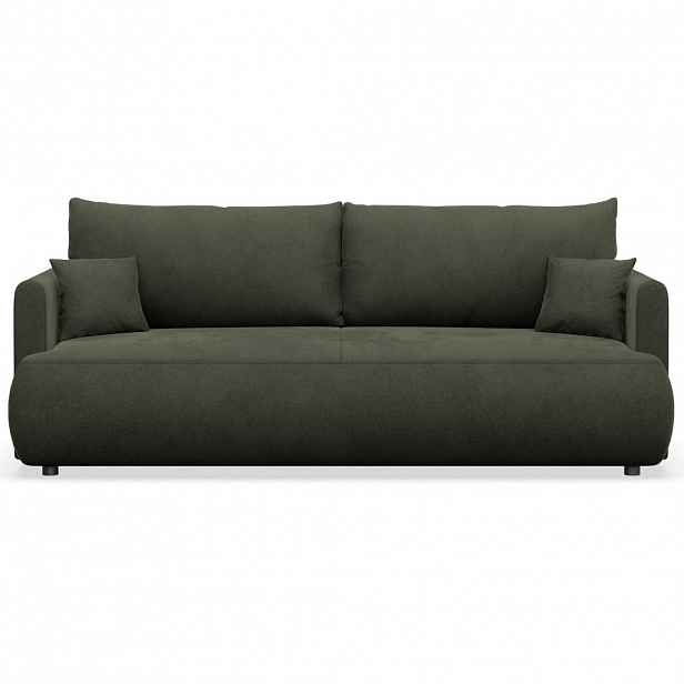 Selsey 3-MÍSTNÁ POHOVKA Ovo Mini Olivově zelená Velur Easy-Clean