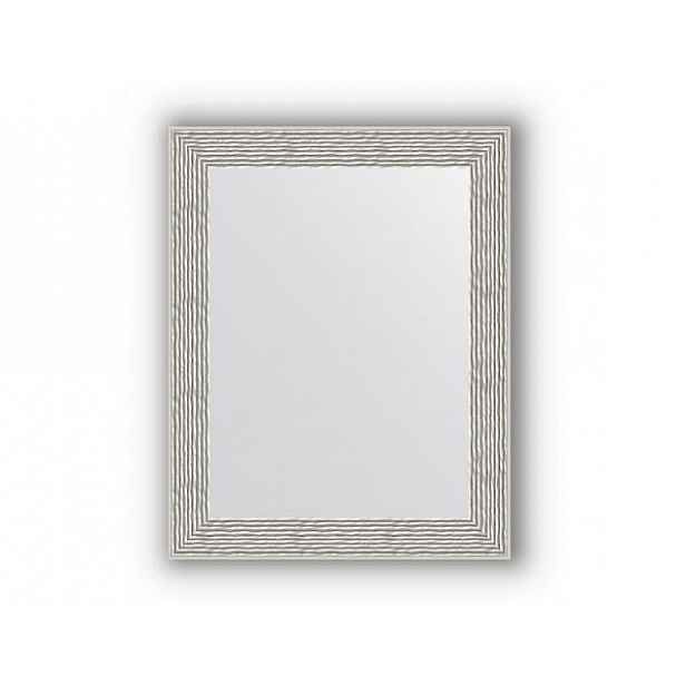 Zrcadlo v rámu, vlnky hliník BY 3070 51x101 cm